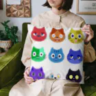 ネズミとネコとたまにウサギのグッズの十人十色ネコ Cushion