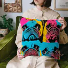 TakashiSのsurprised face pug Cushion