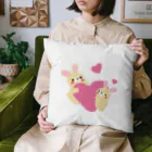 美女木小学校！のかわいいうさちゃん Cushion