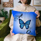 idumi-artのbutterfly effect （ｸｯｼｮﾝは背面五角形ﾃﾞｻﾞｲﾝ） Cushion