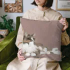 papiko くまさんの美人のネコちゃん Cushion