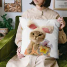 sumire-britishのうさねこ Cushion