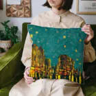 TakashiSのnight sky after rain Cushion