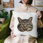 はしづめ_ねこのツメの顔でか猫 Cushion