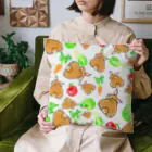 Lily bird（リリーバード）の野菜と果物とうさぎさん Cushion