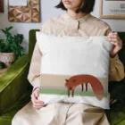 Yellow_Sparrowのもりのきつね Cushion