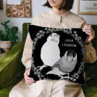 KINAKOLab@SUZURIのモノクロ文鳥さん Cushion