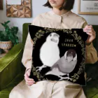 KINAKOLab@SUZURIのセピア文鳥さん Cushion