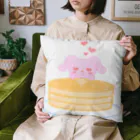 エレ堂のパンケーキとうさぎ🐰🥞 Cushion