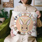 あむぽん*（たぬき）のアムエト・ウサ Cushion