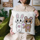 ななせ #321ライバーのうさちゃんとくまくん♡ Cushion