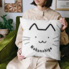 猫のひげ SUZURI店の猫のひげロゴマークシリーズ クッション