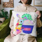 サブカルビジネスセンター尼崎のウサギとアイス Cushion