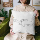 Owl and Potato Creationのエラスモサウルス 子供 ジュラシックランチ Cushion