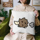 KIKITEKI_LABORATORYのてくてくはりねずみ Cushion