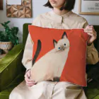 ネコノートショップ（neco-note shop）のビビ（つかねこ） Cushion