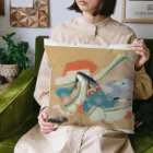 寿めでたや(ukiyoe)の日本画：上村松園_伊勢大輔(1929) クッション