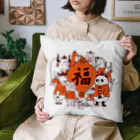 キッチュのみんなで福　パンダのおはなし Cushion