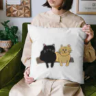 お髭ちゃんのおみせ。の寄り添い猫ちゃんず。 Cushion