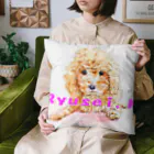 佳山隆生　アートギャラリーのRyusei,Kシリーズ【トイプードル】 クッション
