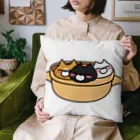 BADCAT GOODS SHOPの鍋ねこトリオ クッション