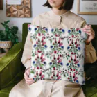 Kinpiragobohの小さい花のパターン Cushion