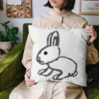 ホワイトラビットの白い兎 Cushion