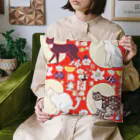 Spirit of 和の猫たち Cushion