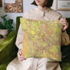 Laquamarmoの草花の絨毯の、優しい色合い Cushion