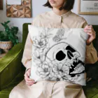 キッチンファラオのドクロフラワー Cushion