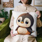 チビアニメのチビペンギン Cushion