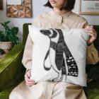 切り絵工房ジンのグッズ店のペンギン Cushion