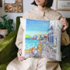 AKISENのエーゲ海カフェガールズ Cushion