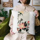 MUGEN ARTの小原古邨　椿に四十雀  Ohara Koson / Great tit on branch with pink flowers  Cushion
