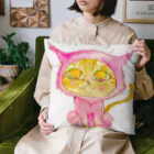 暖暖あたたかのピンクになりたい茶トラちゃん Cushion