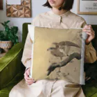 MUGEN ARTの小原古邨　鷹　Ohara Koson / Falcon Cushion