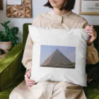 エジプトの写真入り&オリジナルアートグッズのカフラー王のピラミッド Cushion