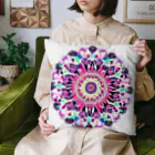 Lala-natural-accessoryのMandala Flower Cushion