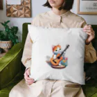 dolphineのギターを弾く可愛い猫 Cushion