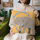 LalaHangeulのアフリカゾウさん　ハングルバージョン Cushion