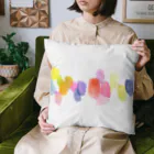 c5watercolorの水彩ペイント・カラフルその2 Cushion