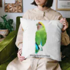 j8ie de vivre♪のコザクラインコ　タイガーチェリー Cushion