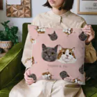 みきぞーん｜保護猫 ミッキー画伯と肉球とおともだちのsophie tiv Cushion