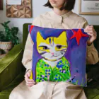 スタジオ ハリバットのI Love Cat 143 Cushion