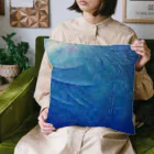 氷紋美術館の天恵〜JapanBlue〜始まりの青 クッション