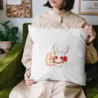 .°ஐ.*まりる°ஐ.*のレッドカードうさぎ Cushion