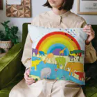 KANAT  LAMHITAのサファリの象たち Cushion