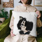 みつまめこshopの猫耳少女 Cushion