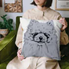 greetenのポメラニアン　アート犬 Cushion