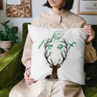 キャンプグッズ【tゑnt by leaf】の鹿leaf Cushion